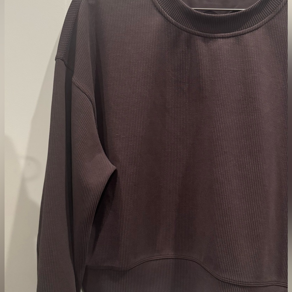 Lululemon Softstreme cropped pullover ribbed espr… - image 8